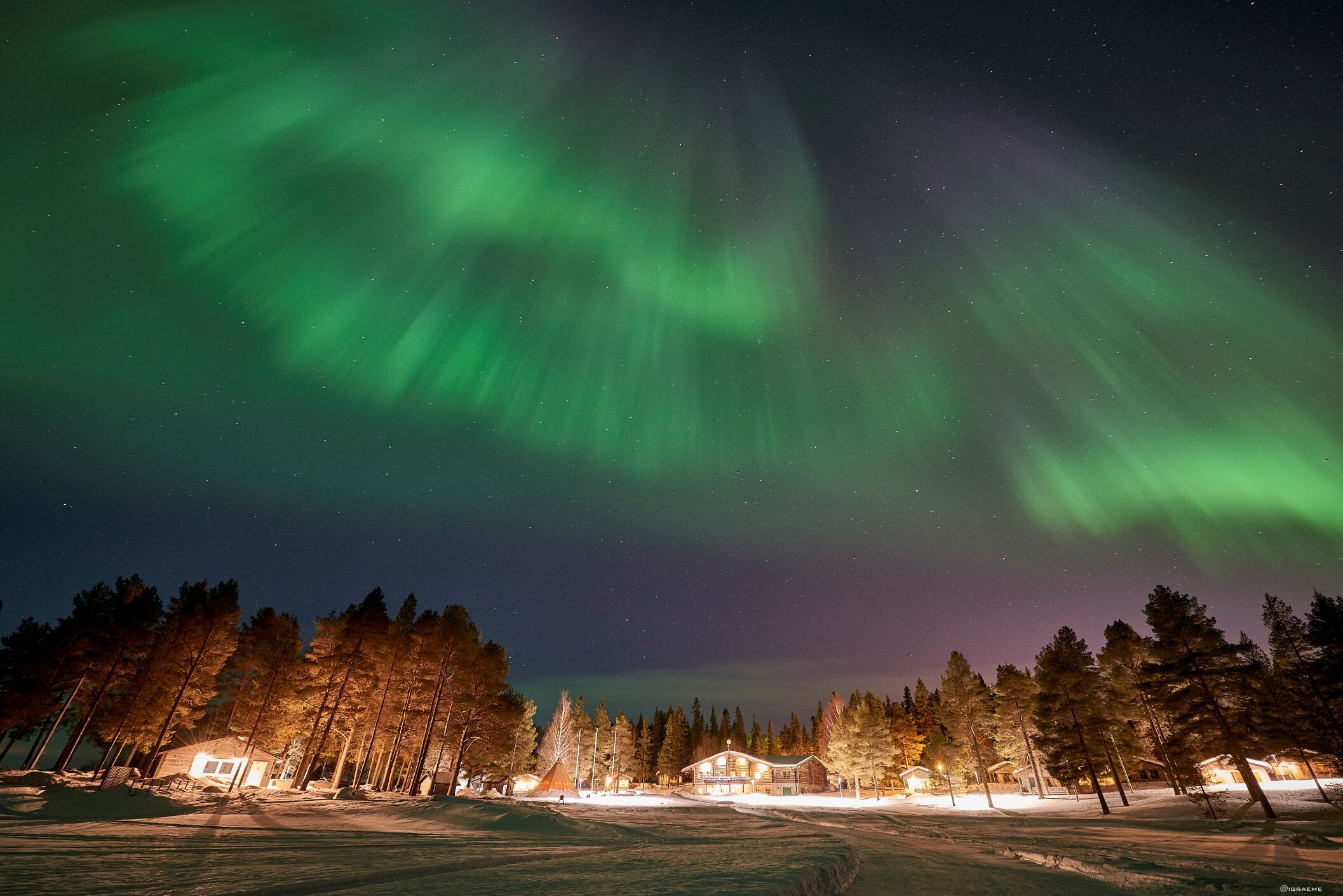 Schweden - Silvester unter Nordlichtern - Schweden